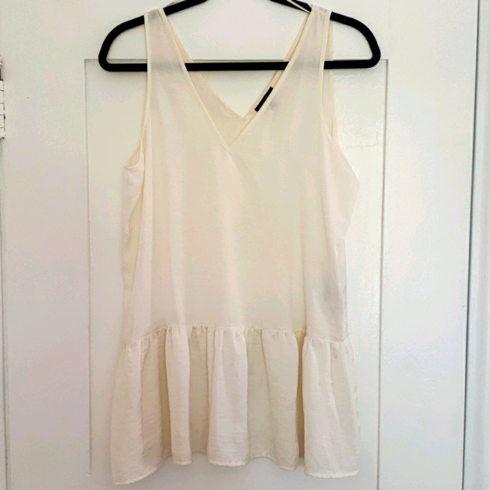 Silky tunic tank